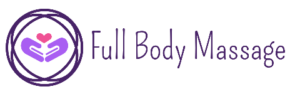 Logo for Full-Body-Massage-Online.com with a heart and hands in a circle